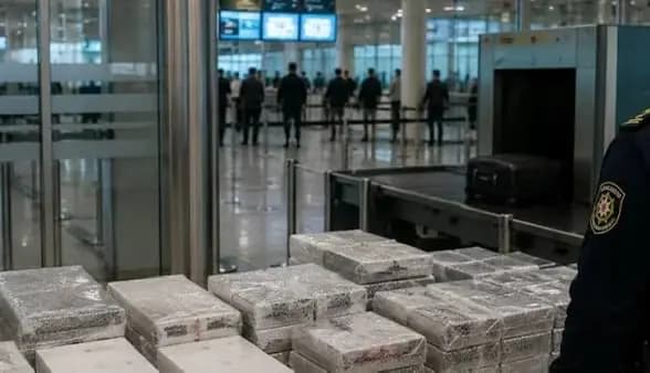 Bakı hava limanında brilyant əməliyyatı: İki nəfər saxlanıldı