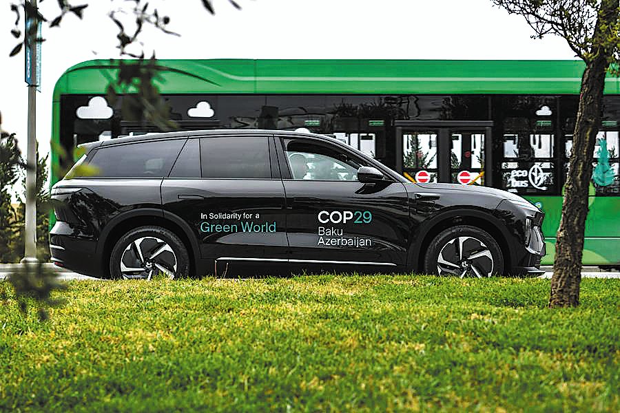 Çinin elektrik avtomobilləri Azərbaycanda