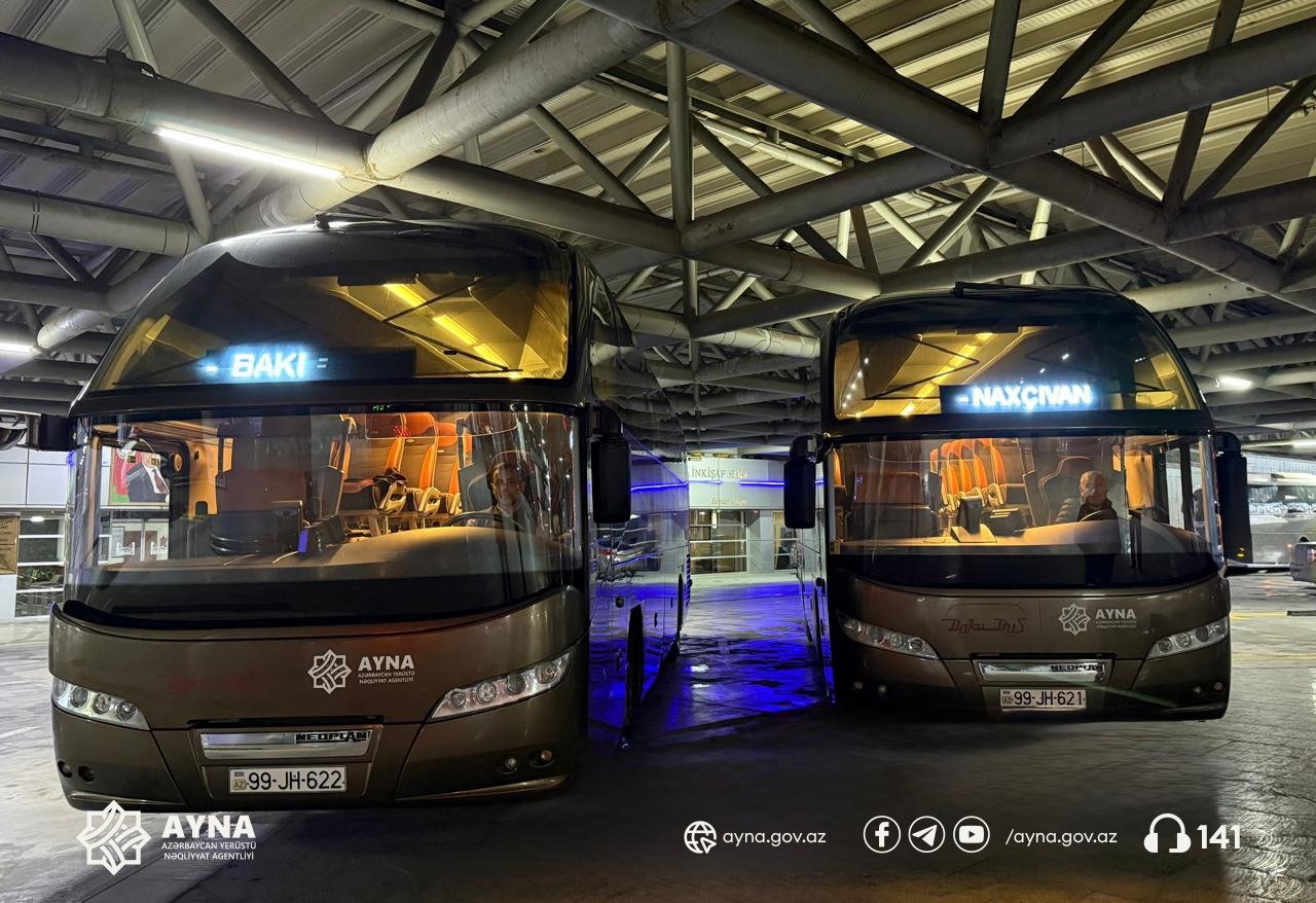 “BakuBus” Naxçıvana sərnişin daşıyacaq